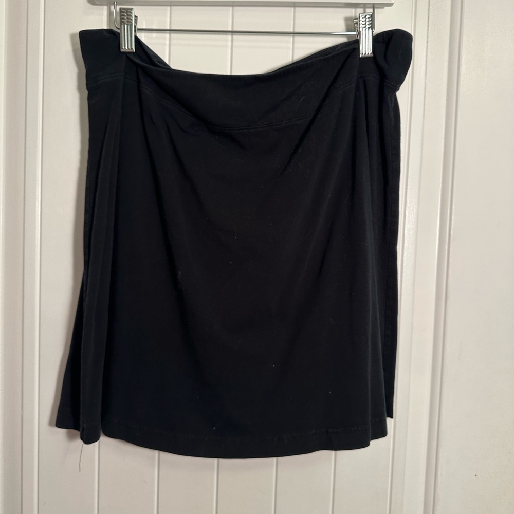 Merona Black A-Line Knee-Length Skirt for Work